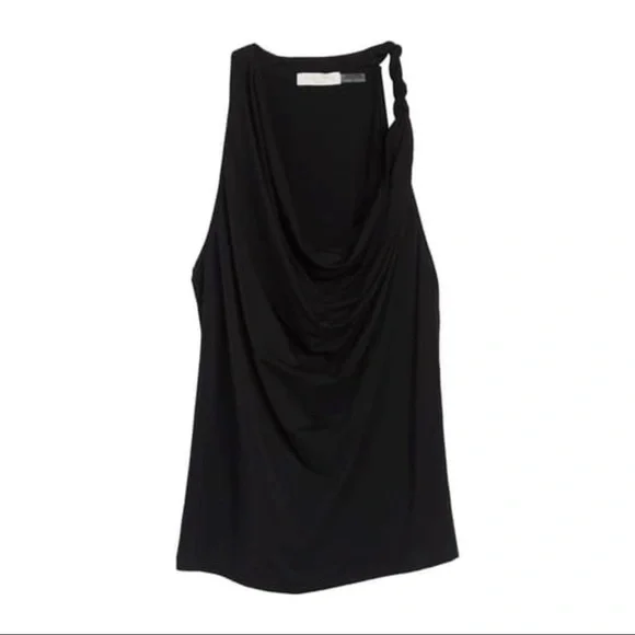 Ramy Brook Bryce Cowl Neck Tank Top Black Size Small NWOT - Picture 4 of 11